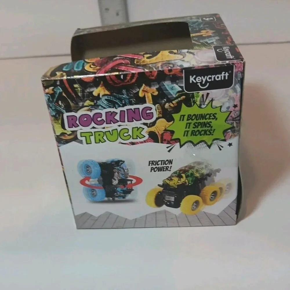 Key Craft Toys Rocking Truck  Off Road Monster Truck Lot Of 4